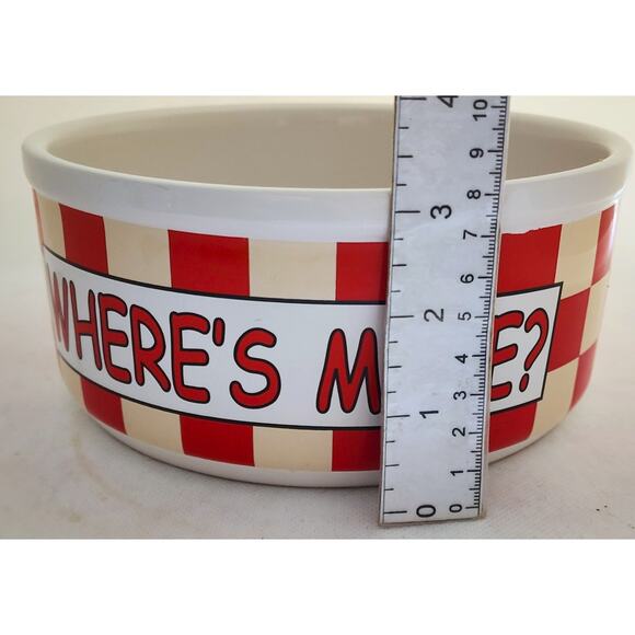 DOG BOWL-GARY PATTERSON-Whimsical Images-Funny Dog, Large Size - Picture 11 of 12